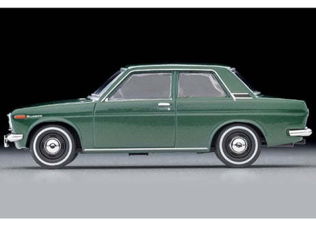 トミーテック 1/64 TLV-219a ダットサン ブルーバード 2ドアセダン 1400スタンダード（緑）70年式