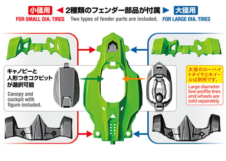 タミヤ 1/32 ミニ四駆PRO No.64 ティクシヴ（MEシャーシ）