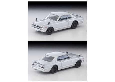 トミーテック 1/64 TLV-N 荻窪魂Vol.11 日産 スカイライン ハードトップ 2000GT-R（銀）1972年式
