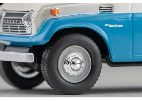 トミーテック 1/64 TLV-104d トヨタ ランドクルーザー FJ56V型（白／青）