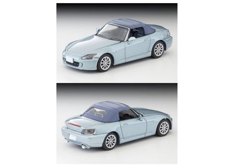 トミーテック 1/64 TLV-N280c ホンダS2000 2006年式（水色）