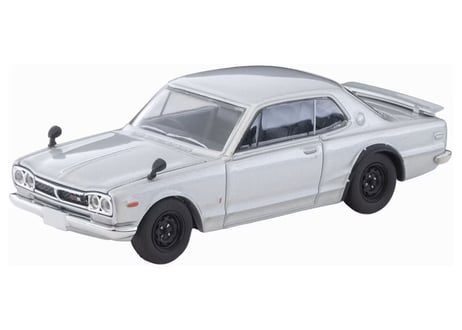 トミーテック 1/64 TLV-N 荻窪魂Vol.11 日産 スカイライン ハードトップ 2000GT-R（銀）1972年式
