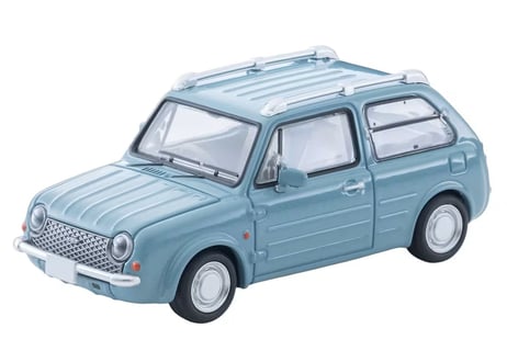 トミーテック 1/64 TLV-N379a 日産 PAO（アクアグレー）1989年式