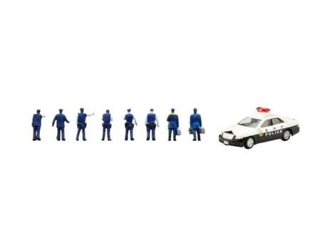 トミーテック 情景小物145 パトカー・警察官