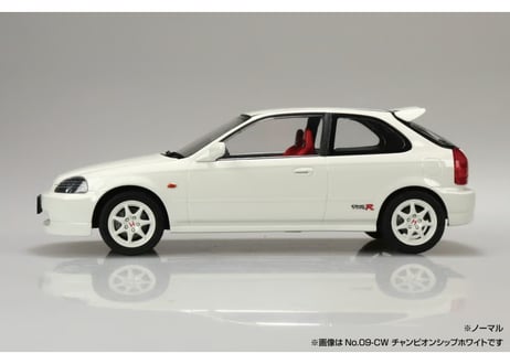 アオシマ 1/24 楽プラ スナップカー No.09-CW EK9 シビック タイプR 1997 チャンピオンシップホワイト