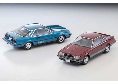 トミーテック 1/64 TLV-N69d トヨタ コロナ ハードトップ 1800GT-TR（ターコイズ）84年式