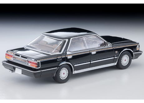トミーテック 1/64 TLV-N168c 日産 セドリック HT V30ターボ ブロアムVIP（黒）85年式