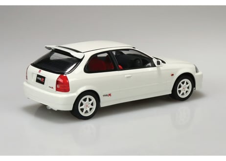 アオシマ 1/24 楽プラ スナップカー No.09-CW EK9 シビック タイプR 1997 チャンピオンシップホワイト