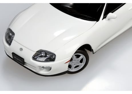 アオシマ 1/24 楽プラ スナップカー No.08-SW JZA80 スープラ 1996 スーパーホワイトⅡ