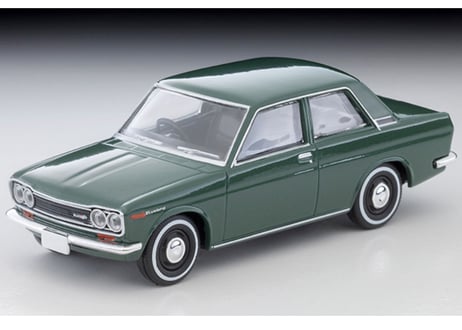トミーテック 1/64 TLV-219a ダットサン ブルーバード 2ドアセダン 1400スタンダード（緑）70年式