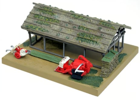 トミーテック 情景小物071-2 農機小屋と農機B2