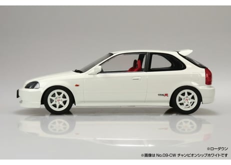 アオシマ 1/24 楽プラ スナップカー No.09-CW EK9 シビック タイプR 1997 チャンピオンシップホワイト