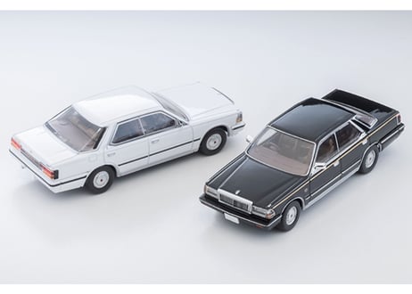 トミーテック 1/64 TLV-N168c 日産 セドリック HT V30ターボ ブロアムVIP（黒）85年式