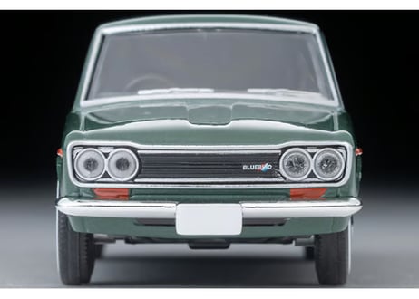 トミーテック 1/64 TLV-219a ダットサン ブルーバード 2ドアセダン 1400スタンダード（緑）70年式