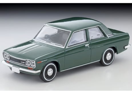 トミーテック 1/64 TLV-219a ダットサン ブルーバード 2ドアセダン 1400スタンダード（緑）70年式