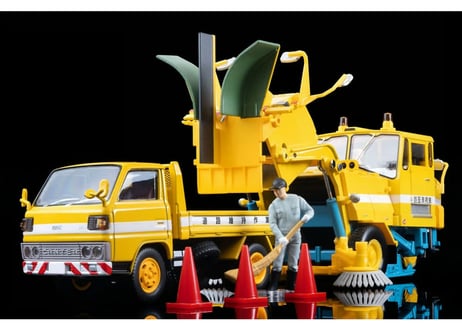 トミーテック 1/64 TLV-N370a 東急 SW2Z2 道路清掃車（黄）