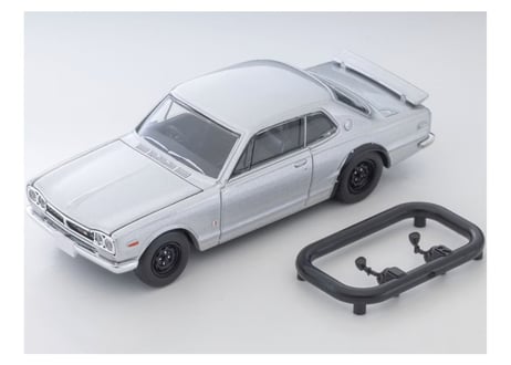 トミーテック 1/64 TLV-N 荻窪魂Vol.11 日産 スカイライン ハードトップ 2000GT-R（銀）1972年式