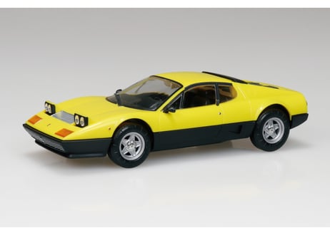 アオシマ 1/32 楽プラ スナップキット No.26-YW フェラーリ 512 BB(イエロー)