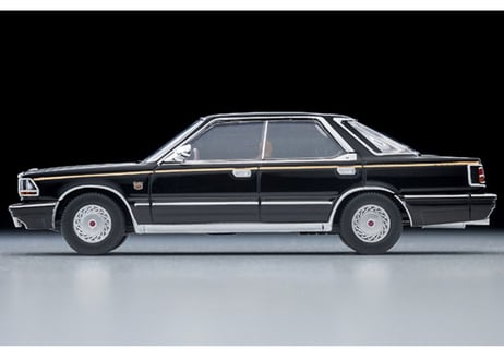 トミーテック 1/64 TLV-N168c 日産 セドリック HT V30ターボ ブロアムVIP（黒）85年式