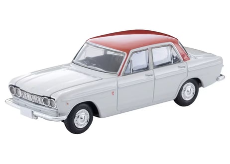 トミーテック 1/64 TLV-217a プリンス スカイライン 2000GT（白／赤）65年式