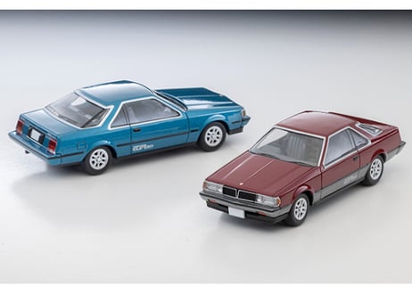 トミーテック 1/64 TLV-N69d トヨタ コロナ ハードトップ 1800GT-TR（ターコイズ）84年式