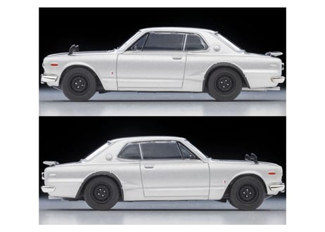 トミーテック 1/64 TLV-N 荻窪魂Vol.11 日産 スカイライン ハードトップ 2000GT-R（銀）1972年式
