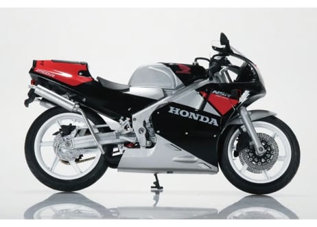 アオシマ 1/12 完成品バイク Honda NSR250R '89 ブラック×シードシルバーメタリック