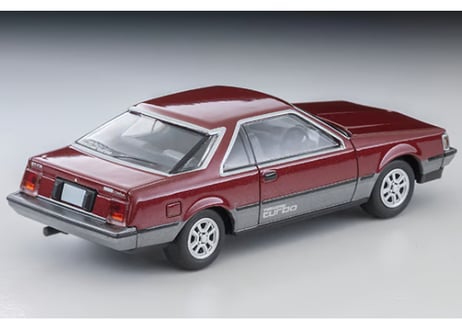 トミーテック 1/64 TLV-N69c トヨタ コロナ ハードトップ 1800GT-TR（ワイン／グレー）84年式