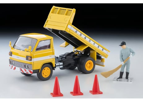 トミーテック 1/64 TLV-N369a 三菱ふそう キャンター ダンプトラック 道路維持作業車 フィギュア付