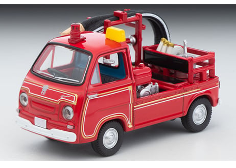 トミーテック 1/64 TLV-68c スバル サンバー ポンプ消防車（フィギュア付）