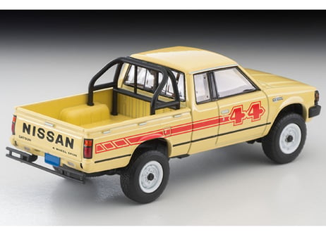 トミーテック 1/64 TLV-N321a ニッサン トラック 4X4 キングキャブ（黄）北米仕様