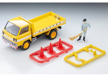 トミーテック 1/64 TLV-N369a 三菱ふそう キャンター ダンプトラック 道路維持作業車 フィギュア付