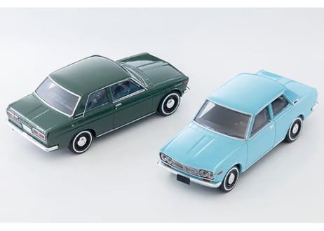 トミーテック 1/64 TLV-220a ダットサン510 2ドアセダン 北米仕様（水色）69年式