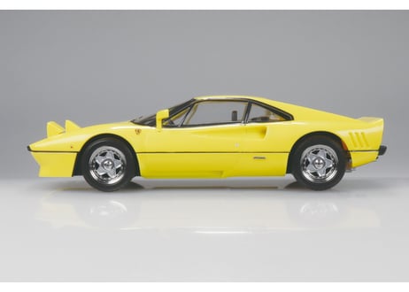 アオシマ 1/32 楽プラ スナップキット No.28-YW フェラーリ GTO(イエロー)