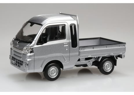 アオシマ 1/32 楽プラ スナップキット No.29-BS ダイハツ S500P ハイゼット トラック ジャンボ (ブライトシルバーメタリック)