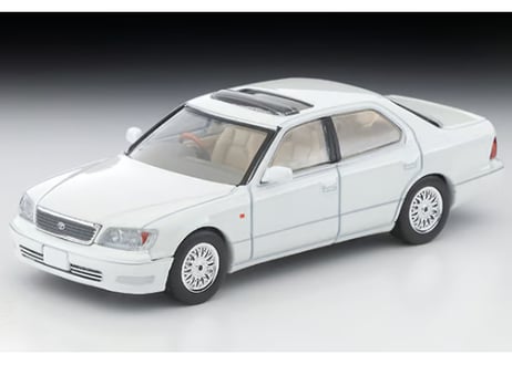 トミーテック 1/64 TLV-N356c トヨタ セルシオ C仕様 10th Anniversary Edition（白）