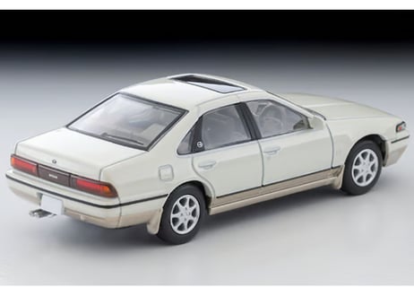 トミーテック 1/64 TLV-N319c 日産 セフィーロ タウンライドSV（白／ベージュ）91年式