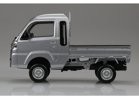 アオシマ 1/32 楽プラ スナップキット No.29-BS ダイハツ S500P ハイゼット トラック ジャンボ (ブライトシルバーメタリック)