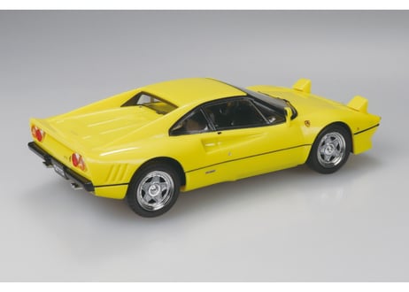 アオシマ 1/32 楽プラ スナップキット No.28-YW フェラーリ GTO(イエロー)