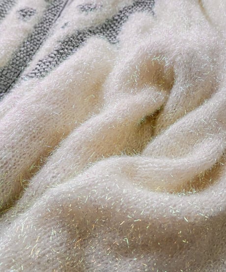 【Seek an nur】Euro Shaggy Knit Cardigan