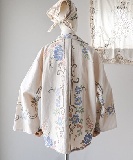 【Seek an nur】Vintage embroidered over jacket