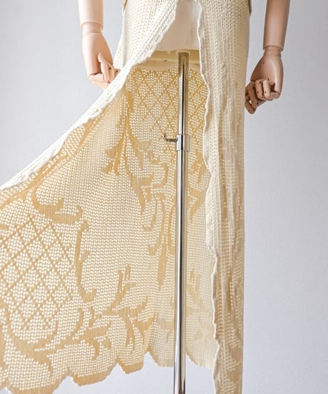 【Seek an nur】Vintage cotton crochet dress