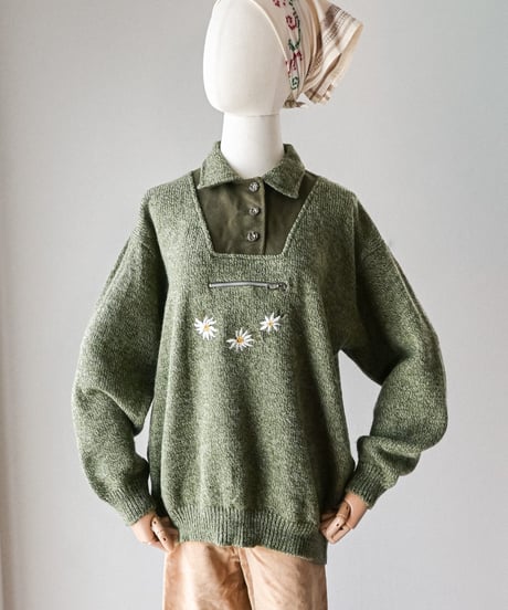 【Seek an nur】Trachten Tyrolean Sweater