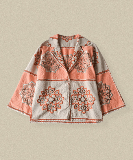 【Seek an nur】Vintage embroidered over jacket