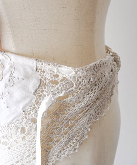 【Seek an nur】Vintage crochet shirt & accessory