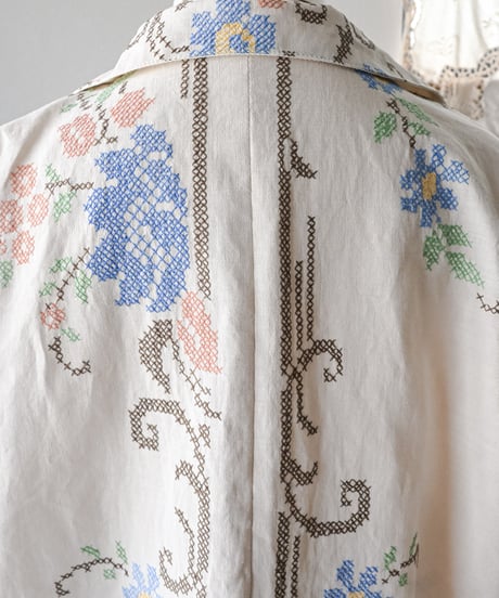 【Seek an nur】Vintage embroidered over jacket
