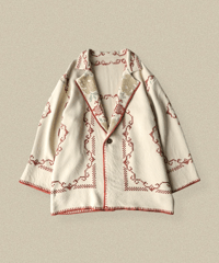 【Seek an nur】Vintage embroidered textile jacket