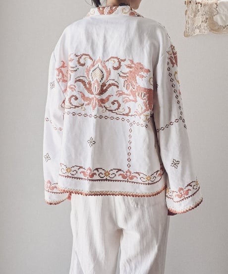 【Seek an nur】Vintage embroidered over jacket
