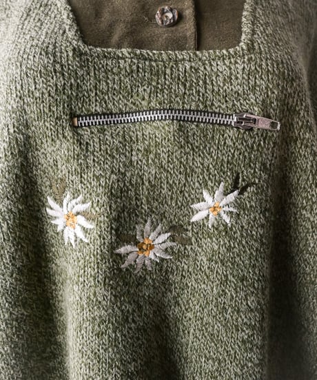 【Seek an nur】Trachten Tyrolean Sweater