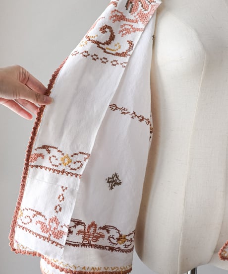 【Seek an nur】Vintage embroidered over jacket